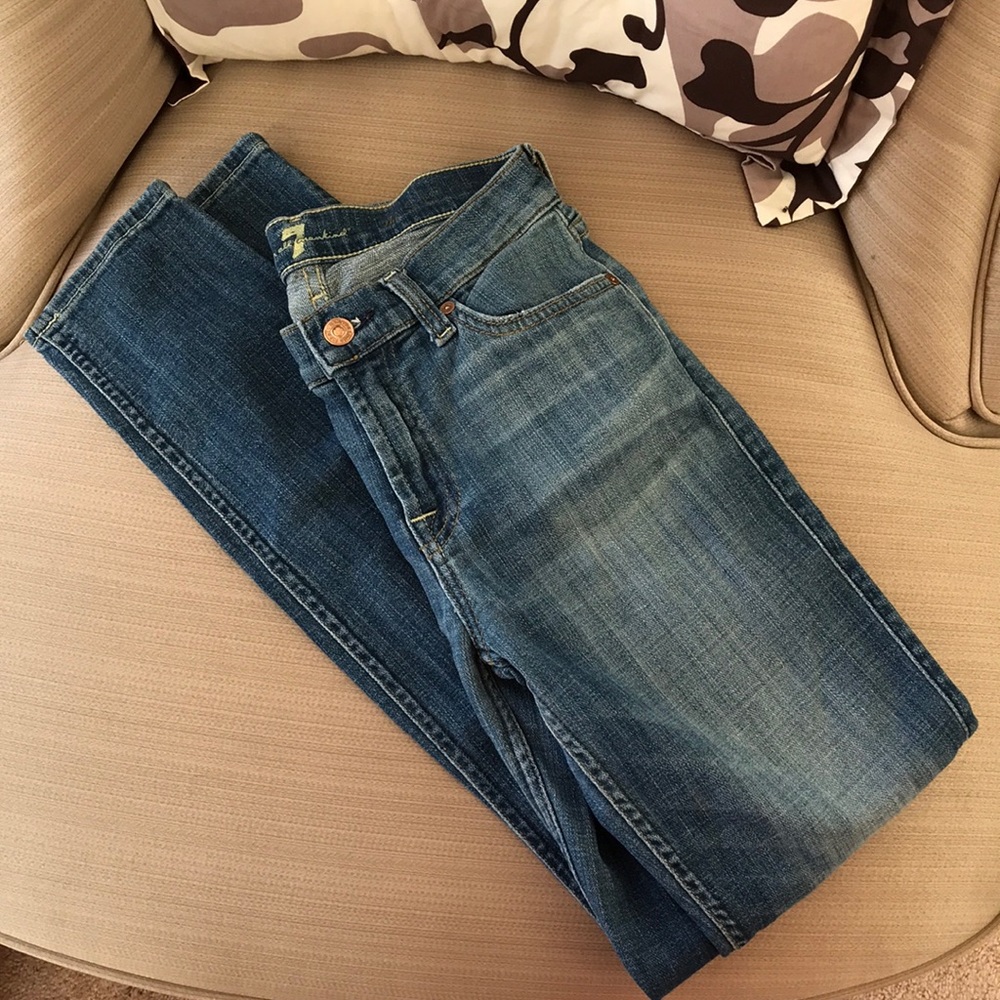 7 for all mankind “the skinny jean” size 25